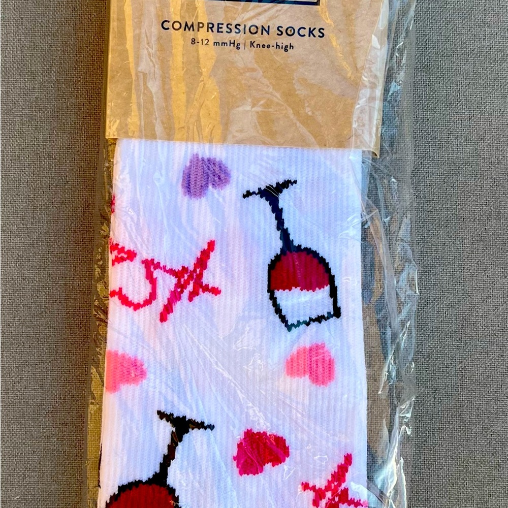 Cherokee medical/nursing compression socks. New in original package.